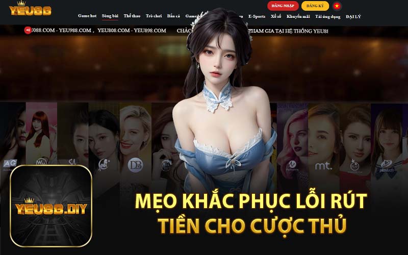 Mẹo Khắc Phục Lỗi Rút Tiền Cho Cược Thủ